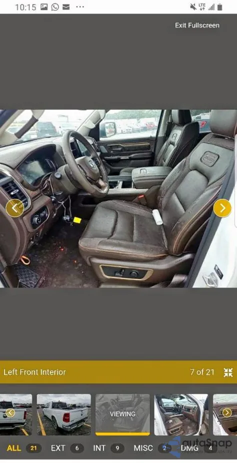 2025 Ram 1500 Limited z USA, uszkodzony, nr VIN 1C6SRFHPXSN558647